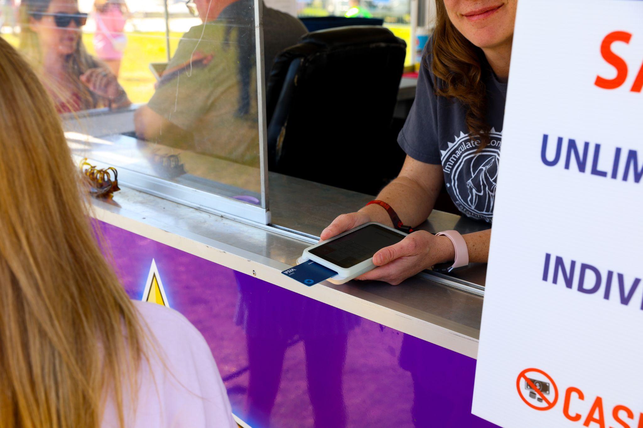 On-Site Payments, WRSTBND in action